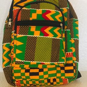 African Ankara Backpack